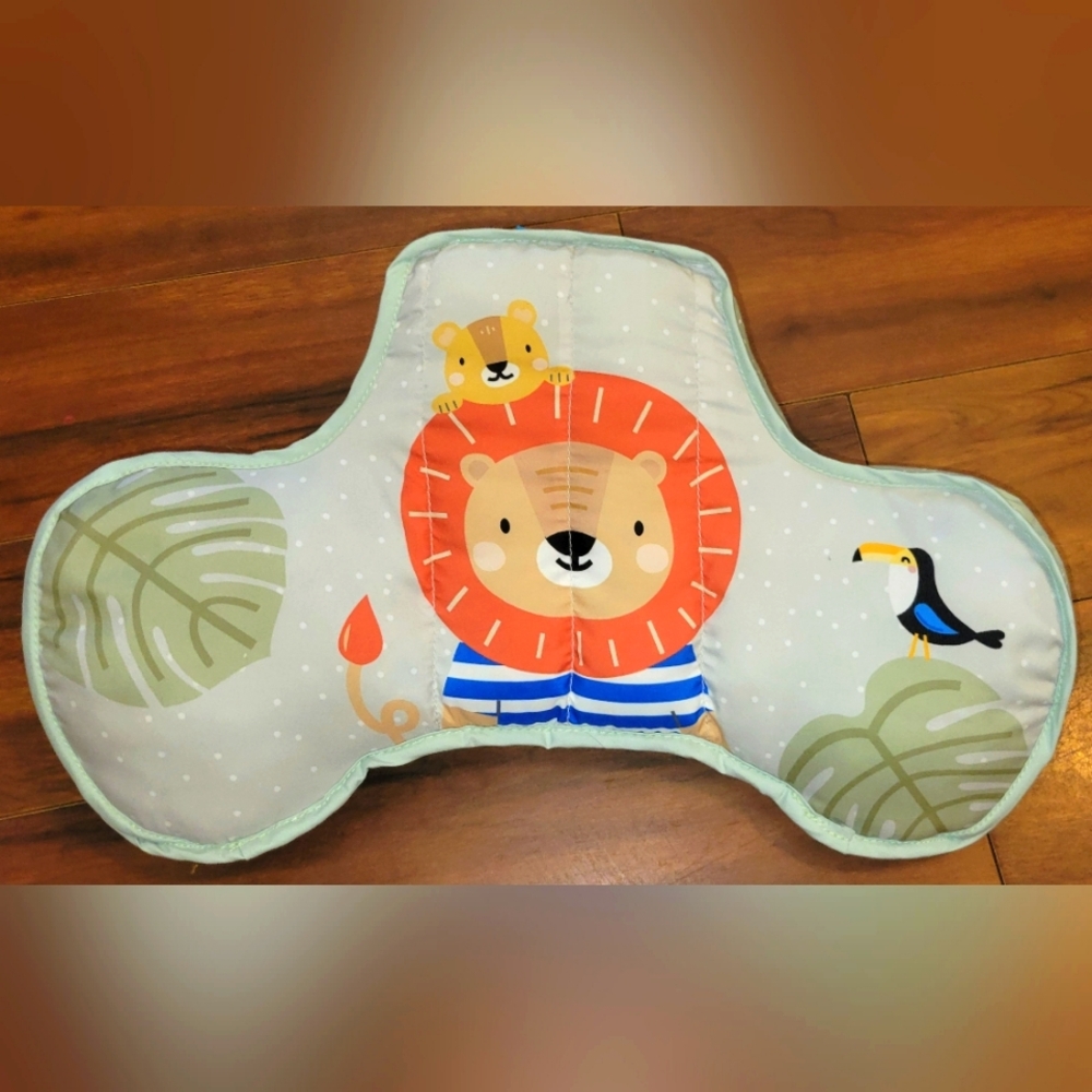 Taf Kids Safari Animal Print Tummy Time Head Support Pillow